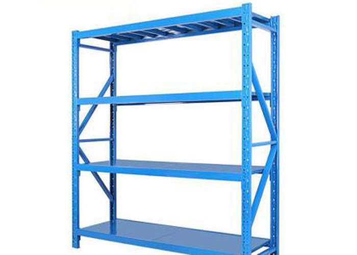 Medium Sized 200kg / Layer Metal Garage Storage Shelves Grade 1 Steel