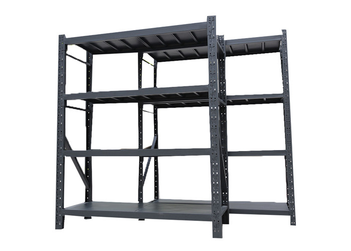 Powder Coated 800kg 4 Tier Heavy Duty Steel Storage Rack For Garage Kitchen