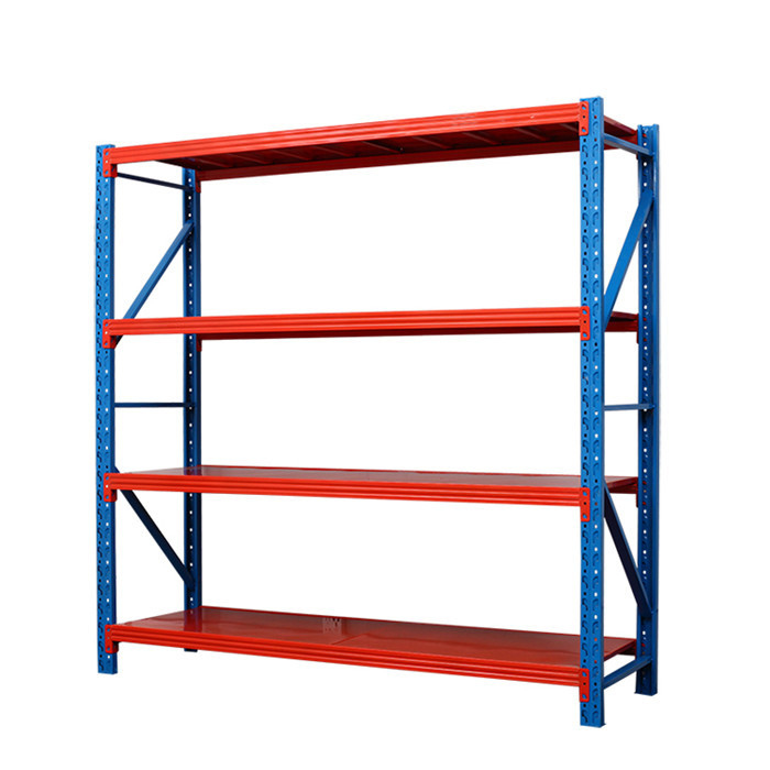 Medium Sized Anti Corrosion 4 Tier Storage Shelves Phosphorous Coating